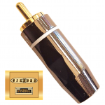 GILBORD RCA Goldenplated2 αρσενικό επίχρυσο φις